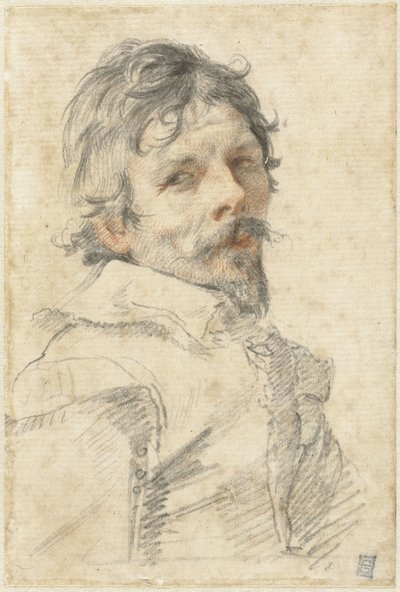 Autorretrato, c. 1640 de Claude Mellan