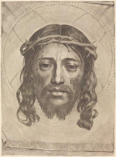 El sudario de Santa Verónica de Claude Mellan