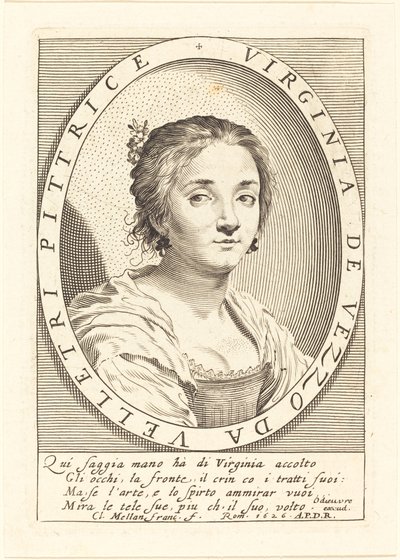 Virginia da Vezzo de Claude Mellan