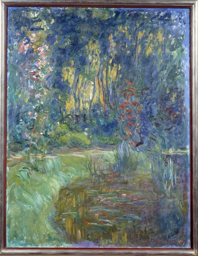 Un rincón del estanque de Giverny de Claude Monet