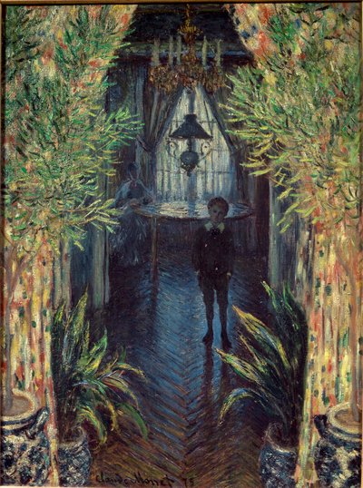 Un rincón de un apartamento de Claude Monet
