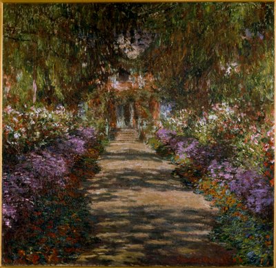 Alameda en el jardín de Giverny de Claude Monet