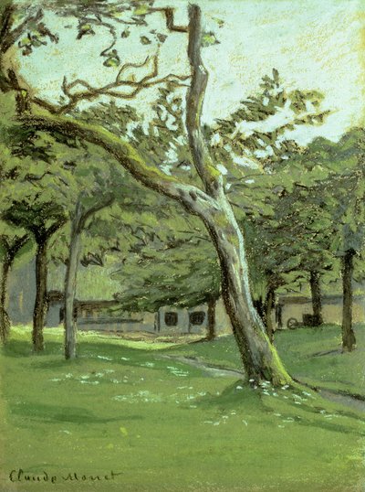 Un huerto de Claude Monet