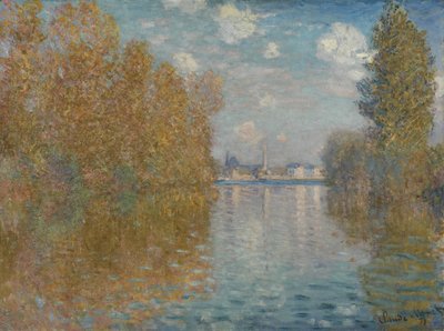 Efecto de otoño en Argenteuil, 1873 de Claude Monet