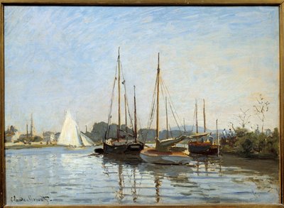 Barcos de placer en Argenteuil de Claude Monet