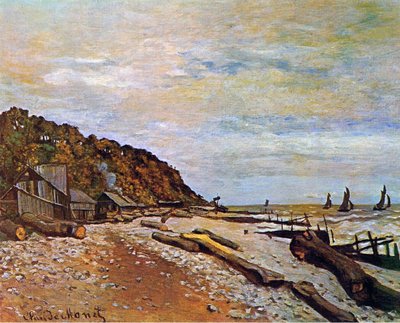 Astillero cerca de Honfleur, 1864 de Claude Monet
