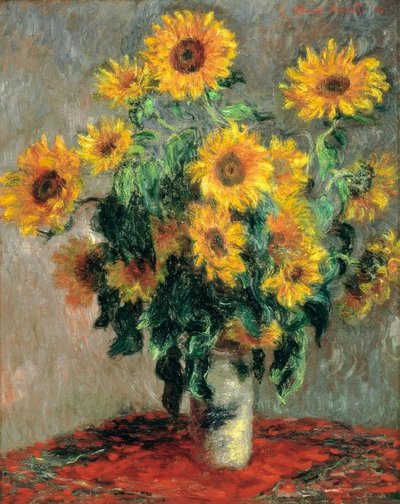 Ramo de girasoles de Claude Monet