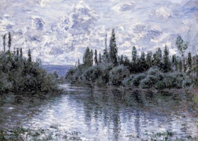 Brazo del Sena cerca de Vétheuil de Claude Monet