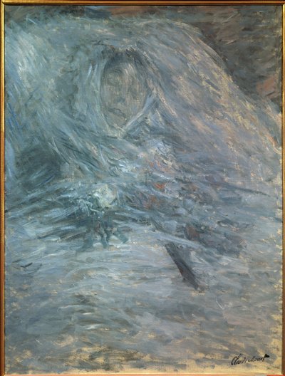 Camille en su lecho de muerte de Claude Monet