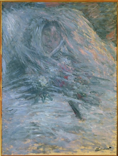 Camille en su lecho de muerte (óleo sobre lienzo) de Claude Monet