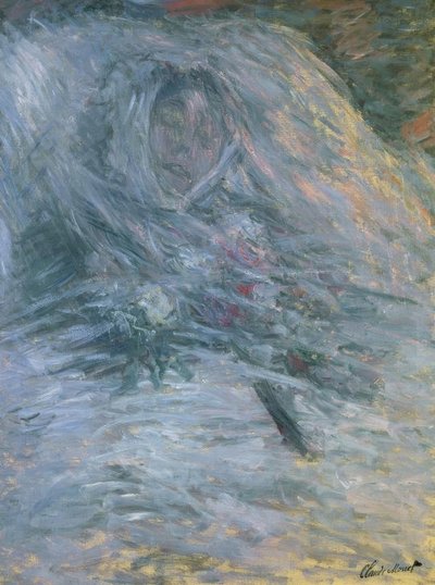 Camille en su lecho de muerte de Claude Monet
