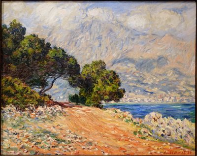 Cap Martin, cerca de Menton de Claude Monet