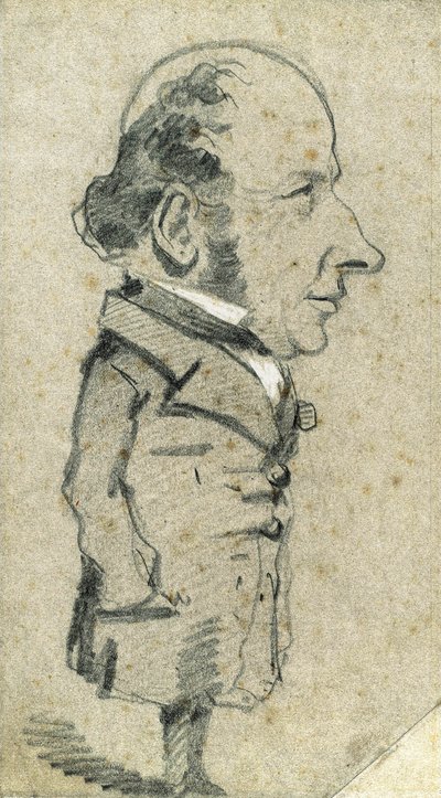 Caricatura de Eugène Marcel de Claude Monet