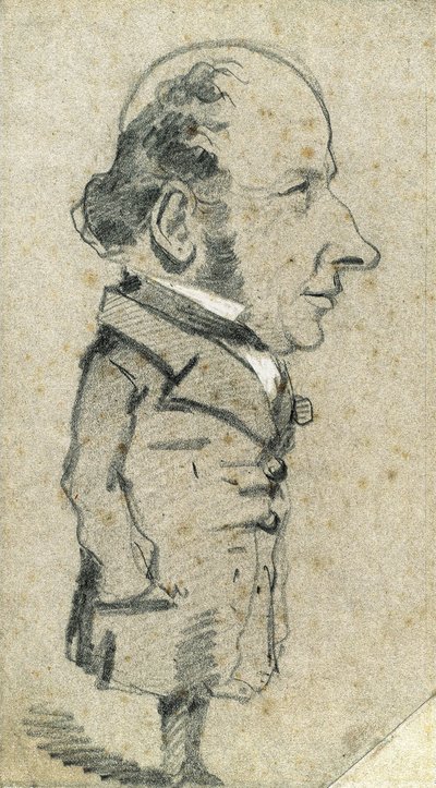 Caricatura de Eugène Marcel de Claude Monet