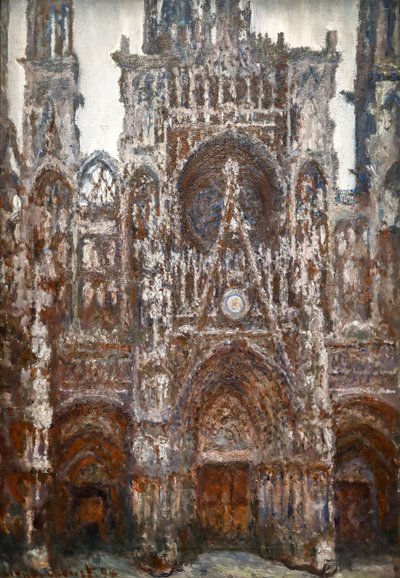 Catedral de Rouen, Vista del portal, Armonía marrón de Claude Monet
