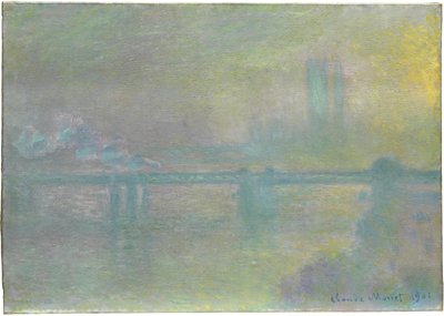 Puente de Charing Cross, Londres, 1901 de Claude Monet
