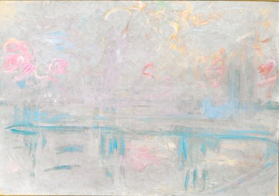 Charing Cross Bridge, c.1900 (óleo sobre lienzo) de Claude Monet