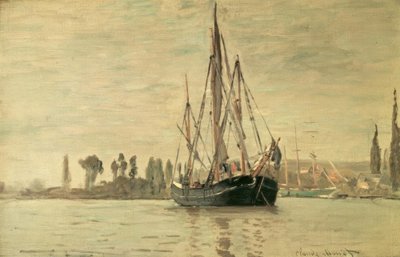 Chassemarée anclado (Rouen) de Claude Monet