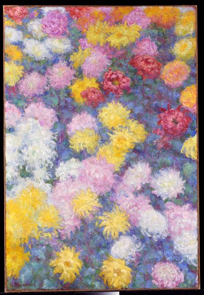 Crisantemos, 1897 de Claude Monet