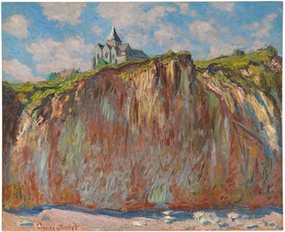Iglesia en Varengeville, efecto de la mañana, 1882 de Claude Monet