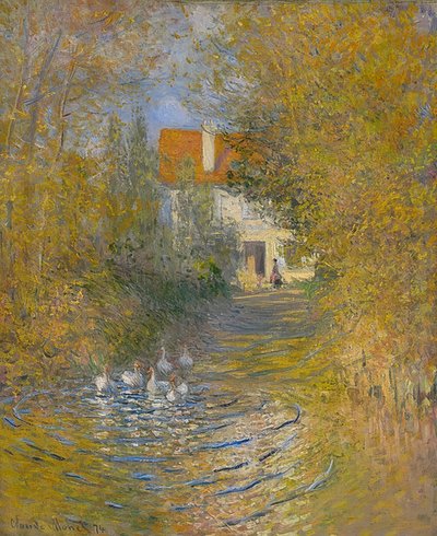 Los gansos de Claude Monet