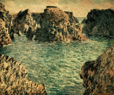 Entrada de Port-Goulphar, Belle-Ile de Claude Monet