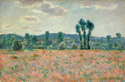 Campo con amapolas de Claude Monet