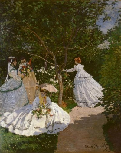 Mujeres en el jardín de Claude Monet