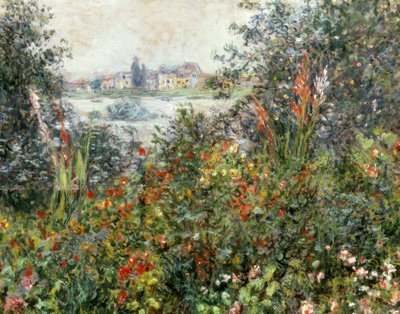 Flores en Vétheuil de Claude Monet