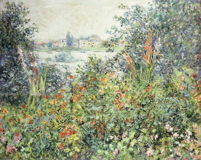 Flores en Vetheuil, 1881 de Claude Monet