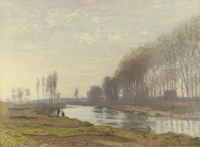 Brazo del río Sena en Argenteuil (Petit Bras de la Seine, Argenteuil) de Claude Monet
