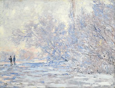 Escarcha en Giverny, 1885 de Claude Monet