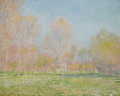 Primavera en Giverny. 1890 de Claude Monet