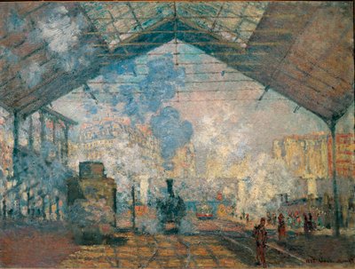Estación de Saint-Lazare de Claude Monet