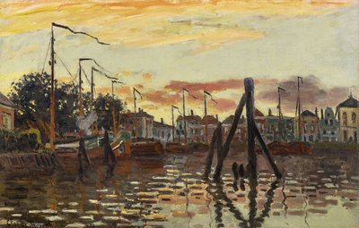 Alemán: Der Hafen von Zaandam El puerto de Zaandam de Claude Monet