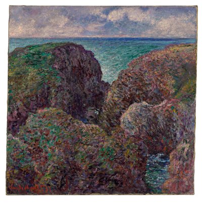 Grupo de rocas en Port-Goulphar, 1887 de Claude Monet