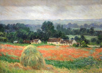 Pajar de Heno en Giverny, 1886 de Claude Monet
