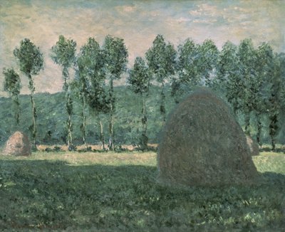 Almiar cerca de Giverny, c.1884-89 de Claude Monet
