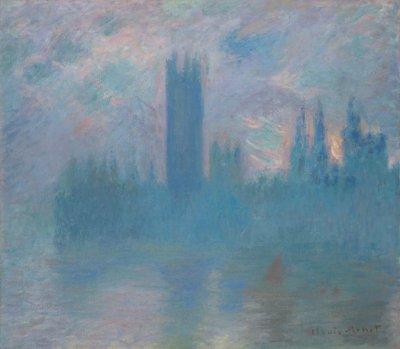Casas del Parlamento, Londres de Claude Monet