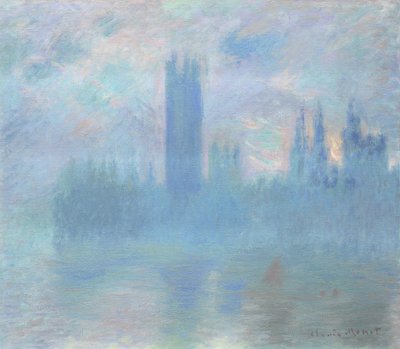 Casas del Parlamento, Londres, 1900-01 de Claude Monet