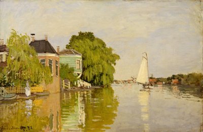 Casas en el Achterzaan, 1871 de Claude Monet