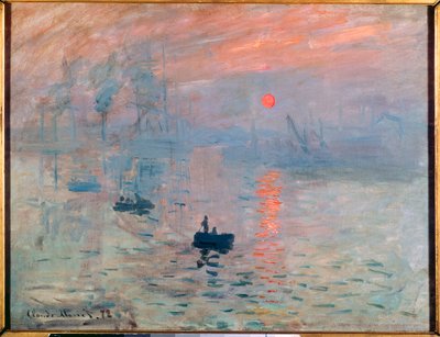 Impresión, Amanecer de Claude Monet