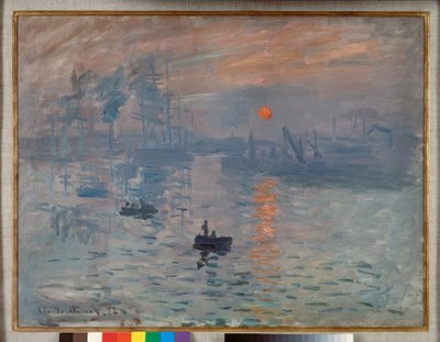 Impresión, sol naciente de Claude Monet