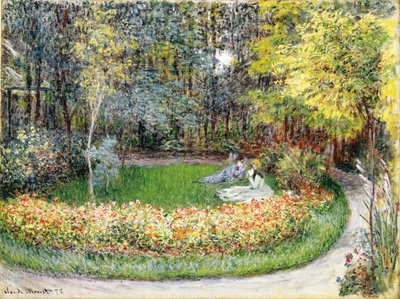 En el jardín, 1875 de Claude Monet