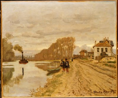 Infantería de la Guardia Flanant en el agua de Claude Monet