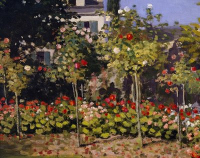 Jardín en flores de Claude Monet
