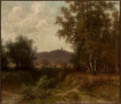 Paisaje rural con árboles de Claude Monet
