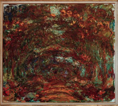 La avenida de los rosales de Claude Monet