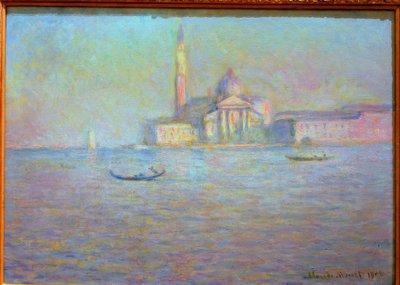 La iglesia de San Jorge Mayor de Claude Monet