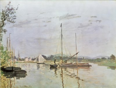 El bote, Argenteuil de Claude Monet
